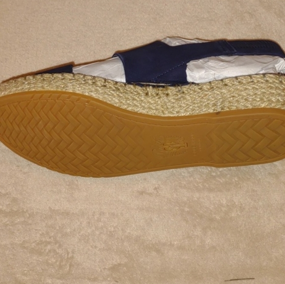 👣Cole Haan Marine Blue Nubuck Cloudfeel Espadrilles - Picture 12 of 15